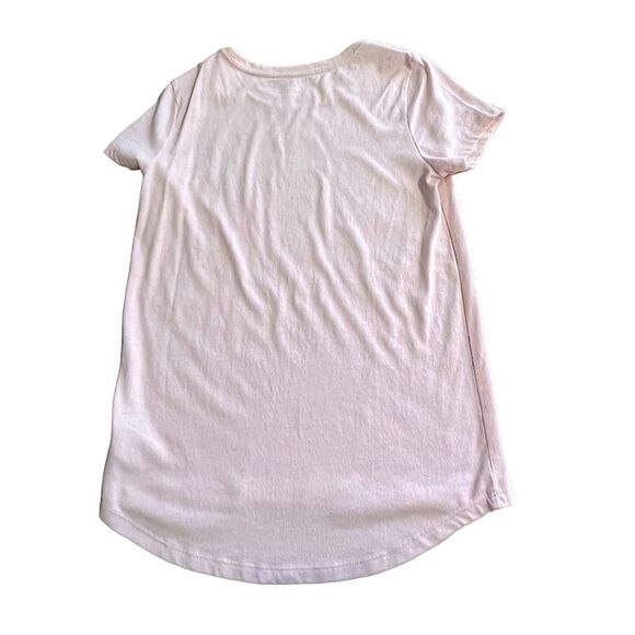 🌴 Old Navy Pale Pink/blush Basic Crewneck Tee Girls L(10-12) - Picture 2 of 7